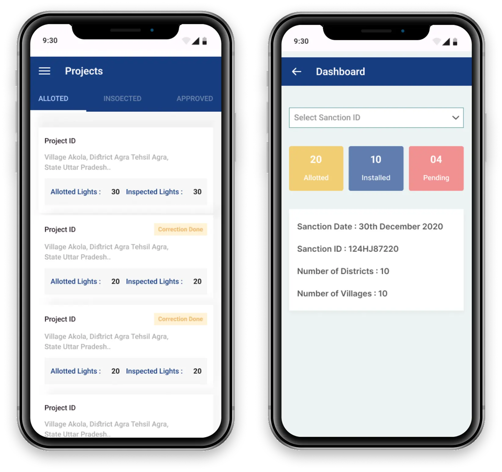 Run The Day dashboard